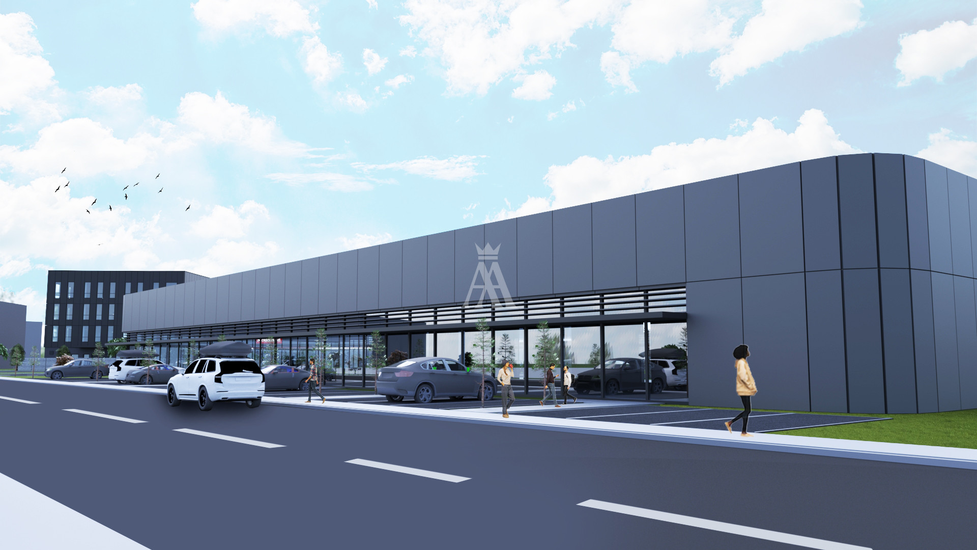 plánovaný projekt AURA RETAIL