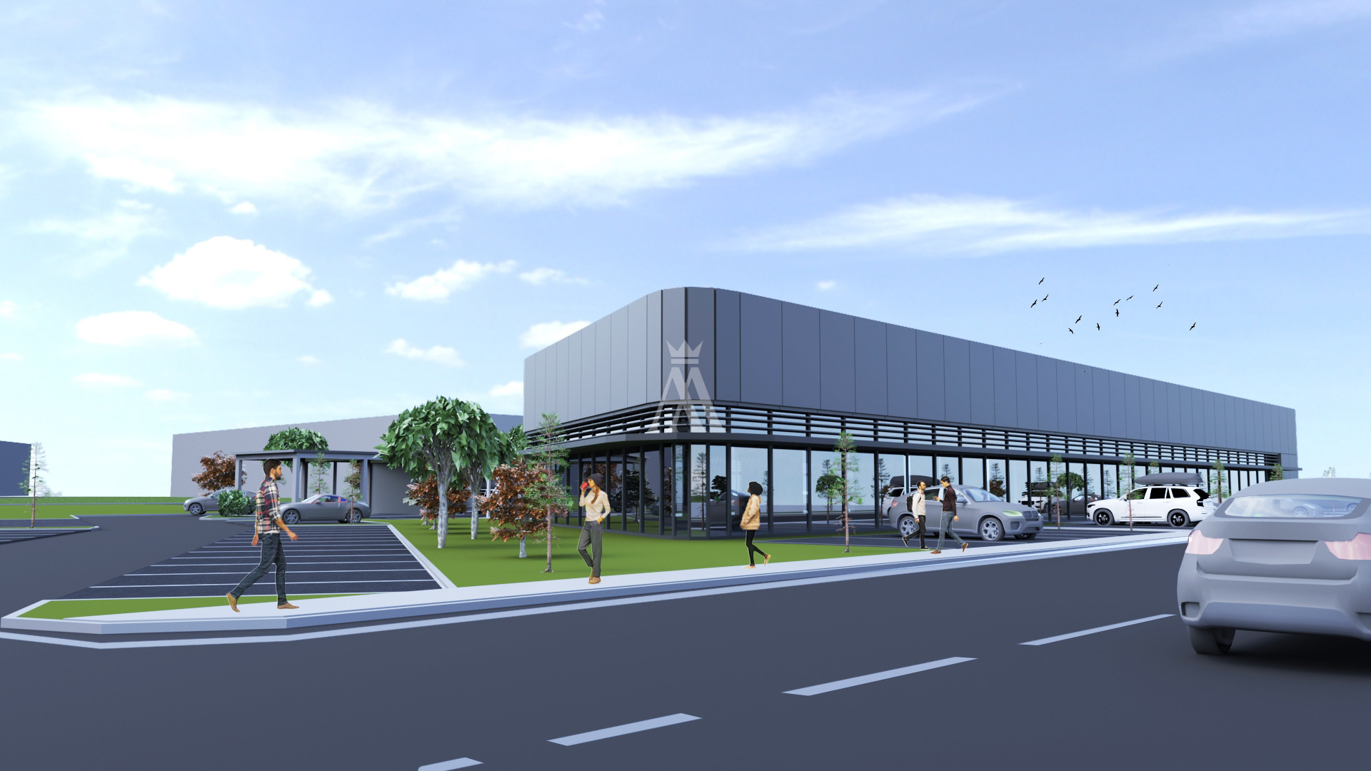 plánovaný projekt AURA RETAIL