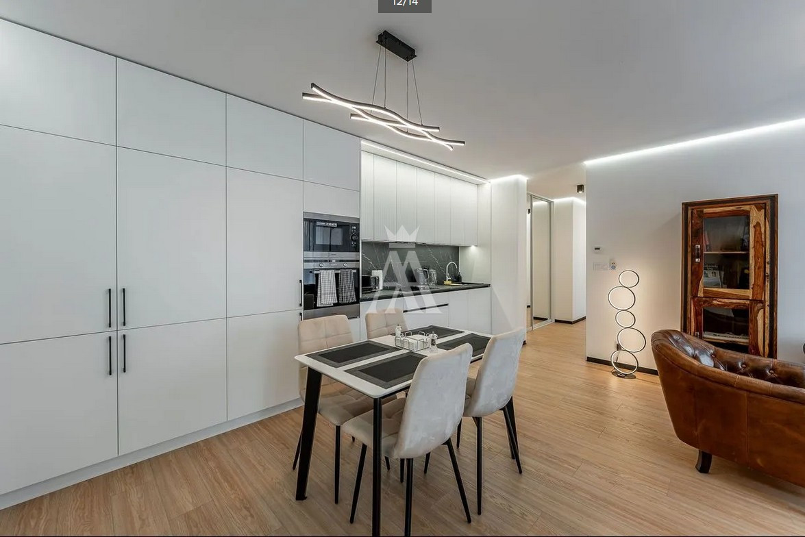 Novostavba so zariadením o výmere 57,1 m2, balkón 11 m2, 1.poschodie