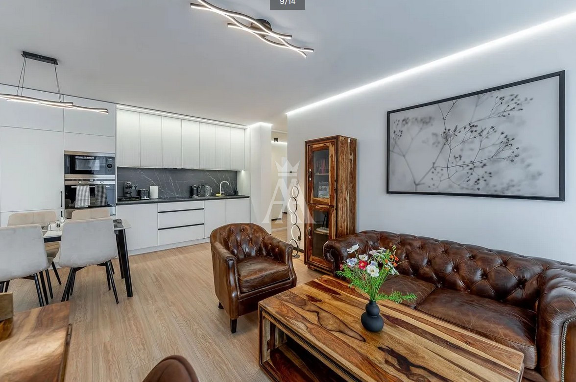 Novostavba so zariadením o výmere 57,1 m2, balkón 11 m2, 1.poschodie